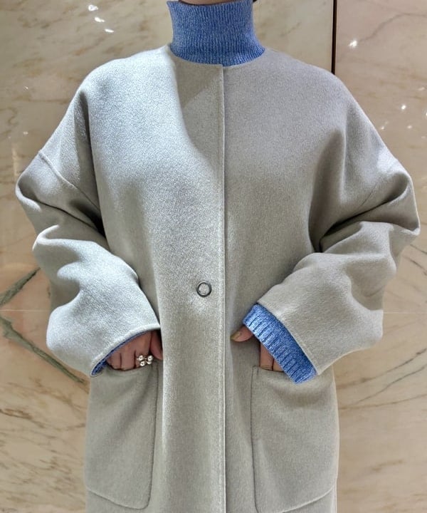 ゆうかさんの「BEAMS WOMEN｜ATON / ウール コットン タックパンツ」を使ったコーディネート