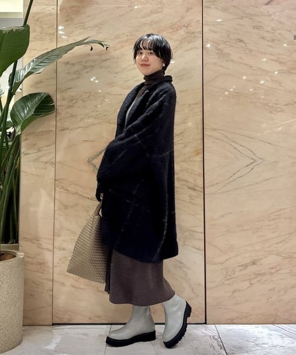 ゆうかさんの「BEAMS WOMEN｜NAGHEDI / イントレチャート トートバッグ」を使ったコーディネート