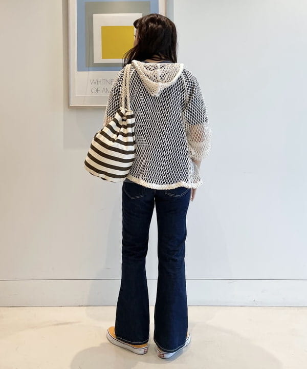 おのすさんの「BEAMS WOMEN｜【別注】GOOD ROCK SPEED / カレッジ Tシャツ」を使ったコーディネート