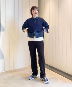 BEAMS BOY（ビームス ボーイ）ミリタリー ニットパンツ（パンツ