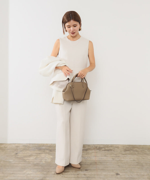 AONO SHIKAMAさんの「BEAMS WOMEN｜ツイード クルーネック ジャケット＊」を使ったコーディネート