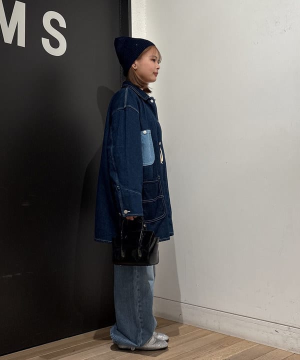 キムさんの「BEAMS WOMEN｜スパンコール ラメ ビーニー」を使ったコーディネート