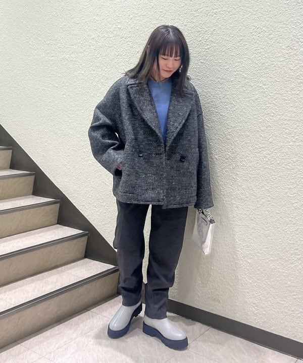 takeさんの「ボンディング ピーコート」を使ったコーディネート