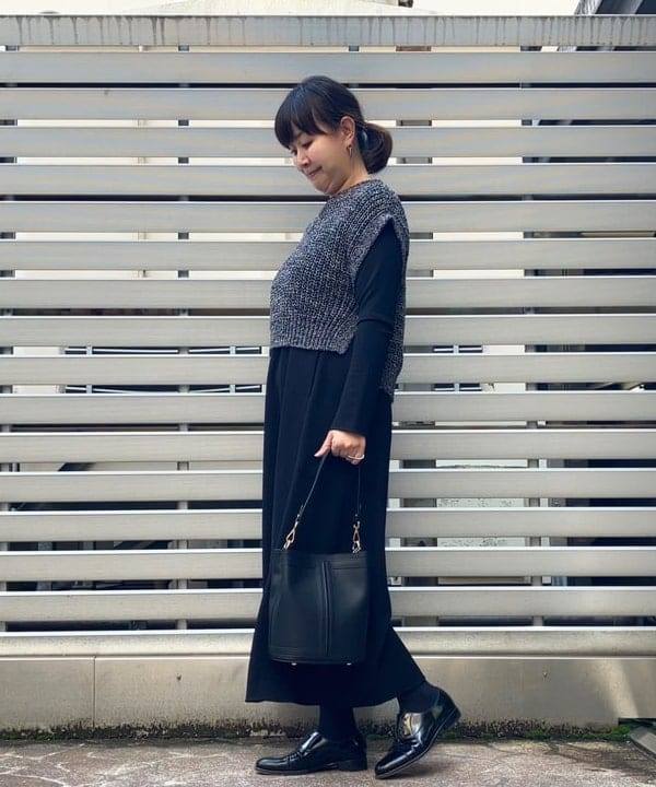 藤井 裕実子さんの「BEAMS WOMEN｜LEE × Demi-Luxe BEAMS / スーパーシンプルワンピース .M」を使ったコーディネート