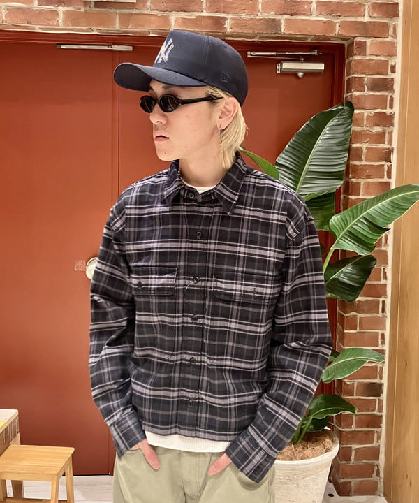 Ryohei Takataさんの「BEAMS WOMEN｜ショートチェックシャツ」を使ったコーディネート