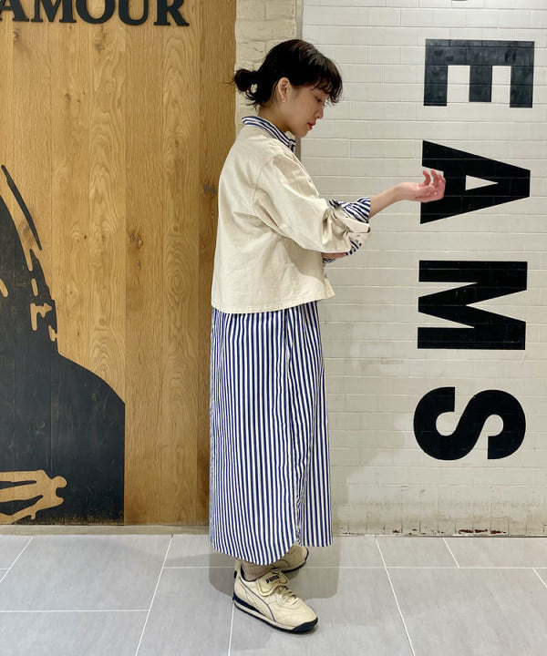 笠井 祐希さんの「BEAMS WOMEN｜ショート エンジニア ジャケット」を使ったコーディネート