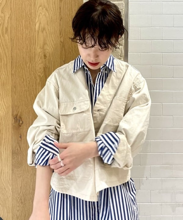 笠井 祐希さんの「BEAMS WOMEN｜ショート エンジニア ジャケット」を使ったコーディネート