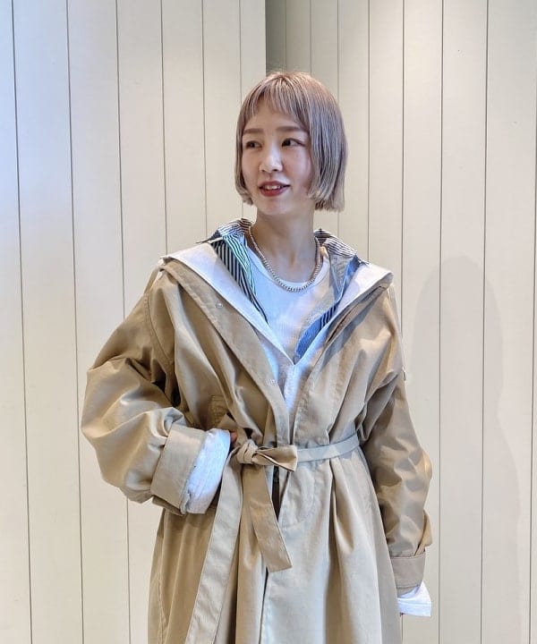 Kaoru Sakumaさんの「BEAMS WOMEN｜HAVERSACK / ハイゲージ 裏毛 フーデット パーカー」を使ったコーディネート