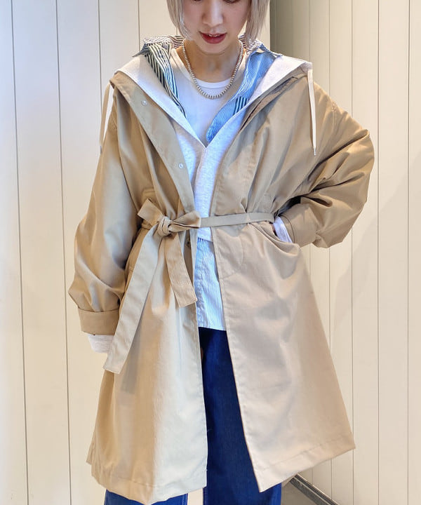Kaoru Sakumaさんの「BEAMS WOMEN｜HAVERSACK / ハイゲージ 裏毛 フーデット パーカー」を使ったコーディネート