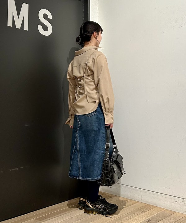 早川 萌子さんの「BEAMS WOMEN｜チュール ギャザー カーディガン」を使ったコーディネート