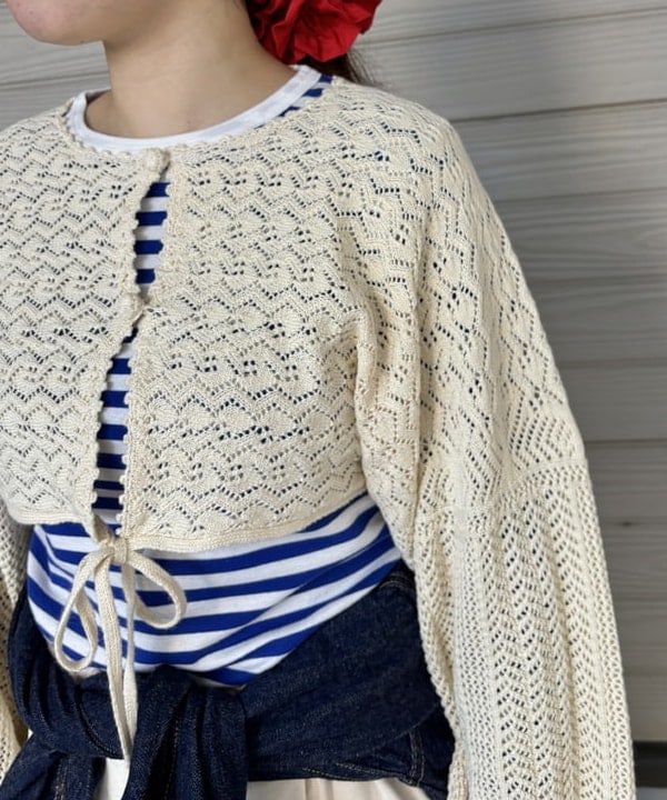 チナツさんの「BEAMS WOMEN｜BEAMS BOY / フライス 1cm ボーダー」を使ったコーディネート