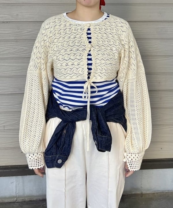 チナツさんの「BEAMS WOMEN｜BEAMS BOY / フライス 1cm ボーダー」を使ったコーディネート