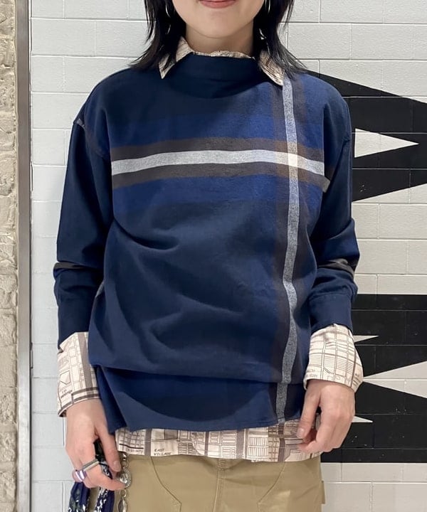 小原 もこさんの「BEAMS WOMEN｜ダブルニー タイトスカート」を使ったコーディネート