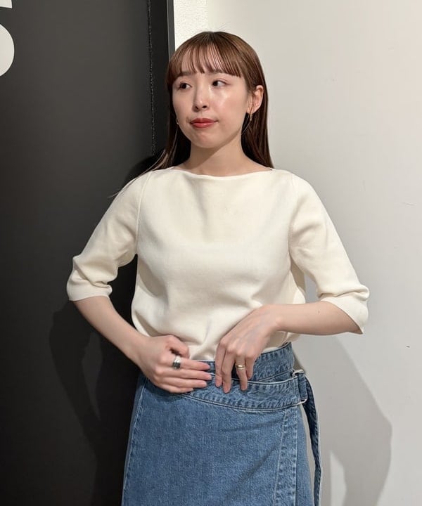makita mikaさんの「BEAMS WOMEN｜TATRAS × Demi-Luxe BEAMS / 別注 CRIDORLA ナイロン フード ブルゾン」を使ったコーディネート