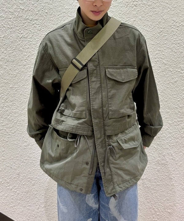 アキヤマさんの「バックサテン レイヤード M-65 ブルゾン」を使ったコーディネート