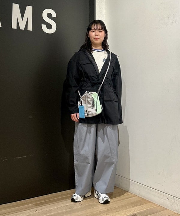早川 萌子さんの「BEAMS WOMEN｜ボーイ ロゴ ロング スリーブ」を使ったコーディネート