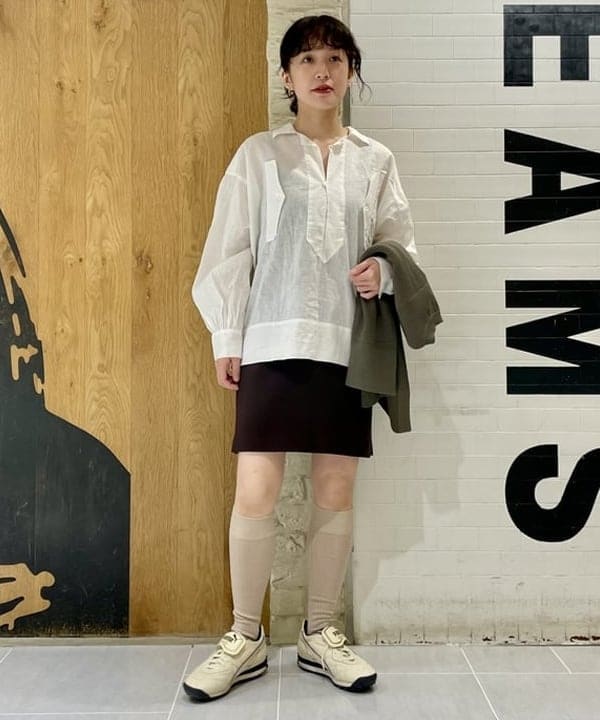 笠井 祐希さんの「BEAMS WOMEN｜ミリタリー ロング ベスト」を使ったコーディネート