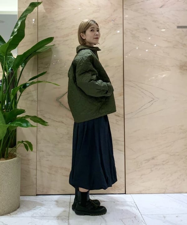 AONO SHIKAMAさんの「BEAMS WOMEN｜Barbour / TRANSPORT キルティング ジャケット」を使ったコーディネート