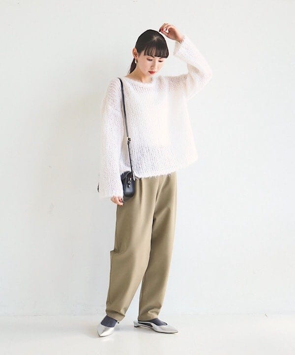 shibataさんの「BEAMS WOMEN｜バック ピーチ カーブパンツ」を使ったコーディネート