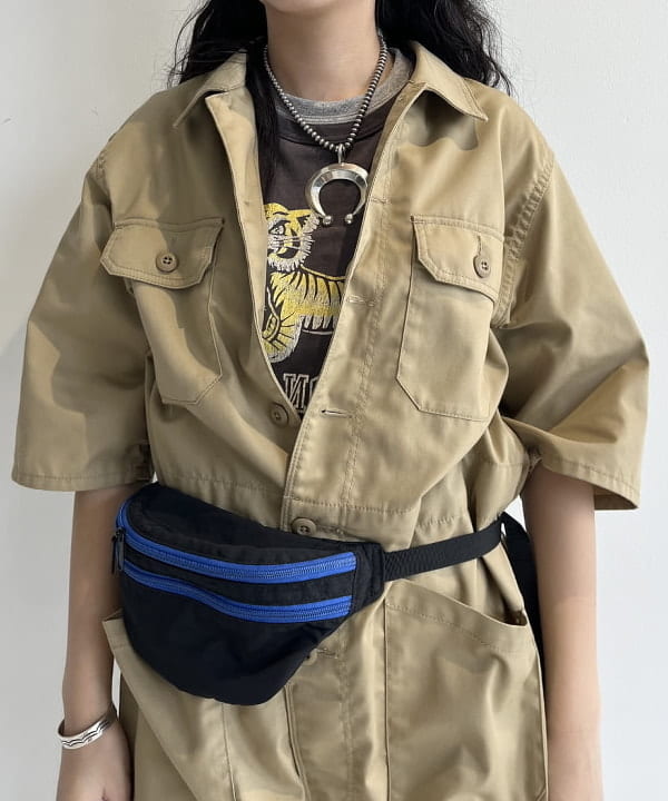 ミナミマリコさんの「BEAMS WOMEN｜ポリエステル コットン ツイル ショート スリーブ オールインワン」を使ったコーディネート