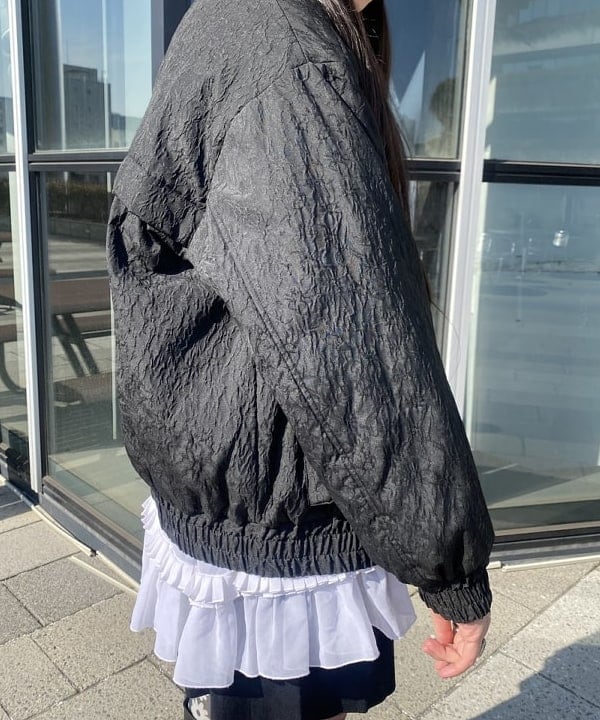 ayaさんの「BEAMS WOMEN｜ジャカード ナカワタ スタンドカラー ブルゾン」を使ったコーディネート