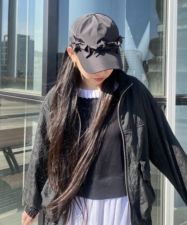 ayaさんの「BEAMS WOMEN｜ジャカード ナカワタ スタンドカラー ブルゾン」を使ったコーディネート