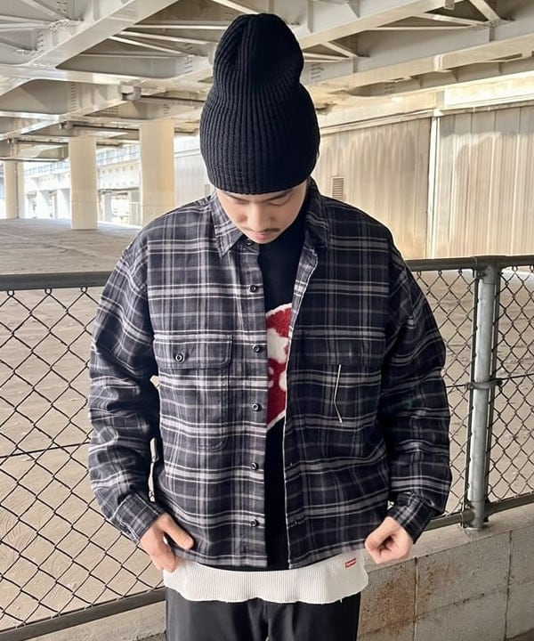 高遠 恒巳さんの「BEAMS WOMEN｜ショートチェックシャツ」を使ったコーディネート