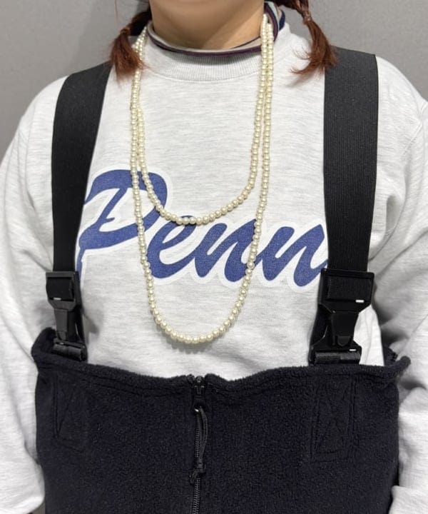 kawaiさんの「BEAMS WOMEN｜BEAMS BOY / 樹脂 パール ロング ネックレス」を使ったコーディネート