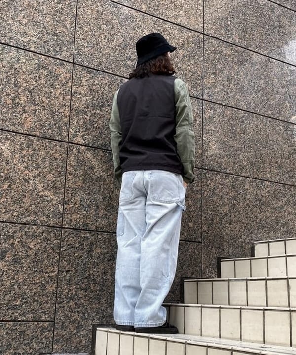 りくっしーさんの「BEAMS WOMEN｜BEAMS / レザー バケットハット」を使ったコーディネート