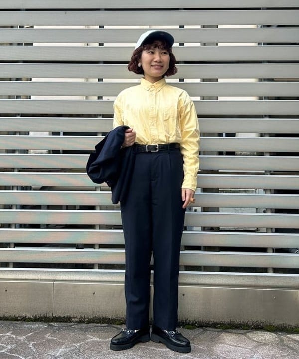 まつむさんの「BEAMS WOMEN｜BEAMS BOY / ポリエステル ウール 3ボタン ブレザー」を使ったコーディネート