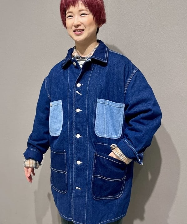 木村 梨香さんの「BEAMS WOMEN｜クレイジー ビッグ カバーオールコート」を使ったコーディネート