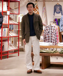 BEAMS F（ビームスF）Drake's / ウールシルク バードモチーフ
