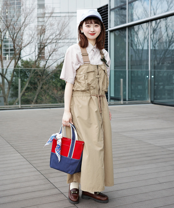 Joさんの「BEAMS WOMEN｜L.L.Bean / Deep Bottom Deluxe Boat and Tote S」を使ったコーディネート