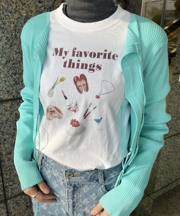 加歩さんの「BEAMS WOMEN｜スパンコール リブ リボン カーディガン」を使ったコーディネート