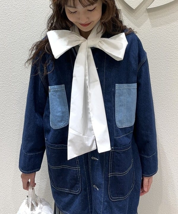 み　う　ちさんの「BEAMS WOMEN｜クレイジー ビッグ カバーオールコート」を使ったコーディネート