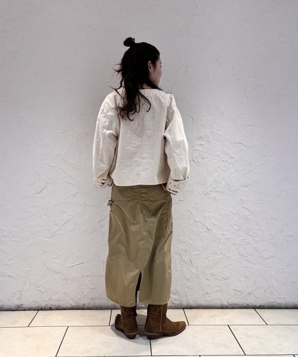 モモさんの「BEAMS WOMEN｜ダブルニー タイトスカート」を使ったコーディネート