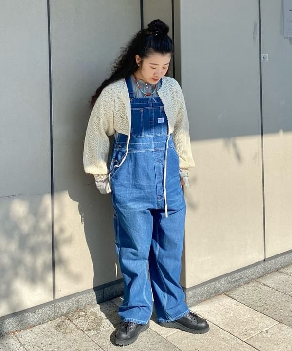 EMORIさんの「BEAMS WOMEN｜レース ニット ボレロ」を使ったコーディネート