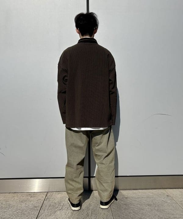 うえきんぐさんの「ワイド テーパード デニム」を使ったコーディネート