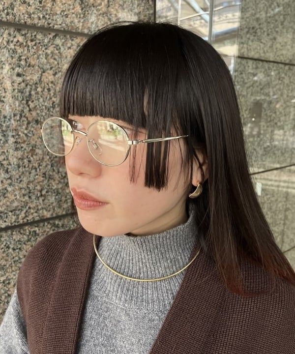 大槻 まひろさんの「BEAMS WOMEN｜メランジ ハイネック ニット」を使ったコーディネート