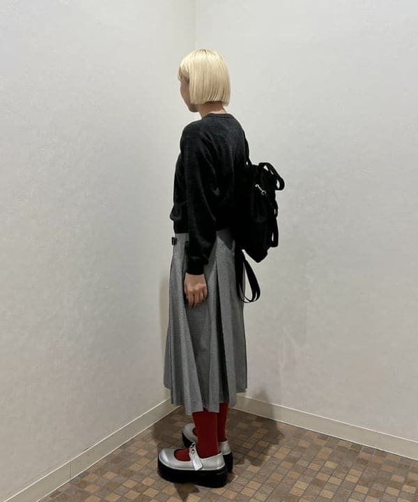 あさひさんの「BEAMS WOMEN｜DANTON / ラムウール クルーネック カーディガン」を使ったコーディネート