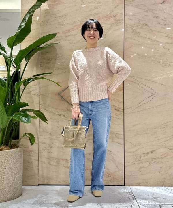 ゆうかさんの「BEAMS WOMEN｜NOMADIS / HELMET MESH Petit ショルダーバッグ」を使ったコーディネート