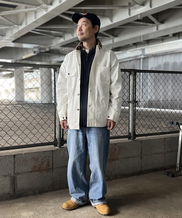 ザキサンさんの「BEAMS WOMEN｜【別注】UNIVERSAL OVERALL / デニムキャップ」を使ったコーディネート
