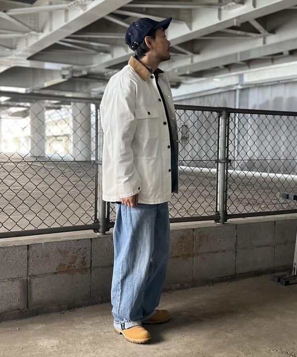 ザキサンさんの「BEAMS WOMEN｜【別注】UNIVERSAL OVERALL / デニムキャップ」を使ったコーディネート