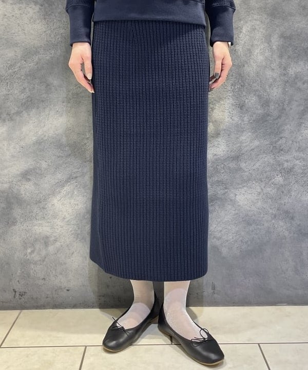 高木 菜央さんの「BEAMS WOMEN｜AK+1 / ニット トートバッグ」を使ったコーディネート