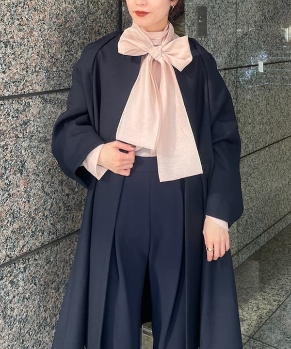 多田 日奈子さんの「BEAMS WOMEN｜フレアー ラグランスリーブ コート」を使ったコーディネート