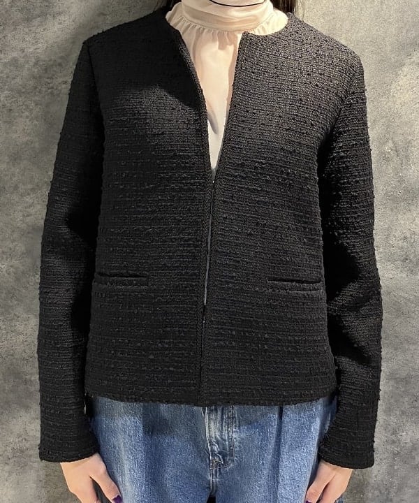 nodokaさんの「BEAMS WOMEN｜ツイード クルーネック ジャケット＊」を使ったコーディネート