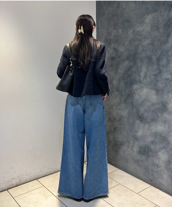 nodokaさんの「BEAMS WOMEN｜ツイード クルーネック ジャケット＊」を使ったコーディネート