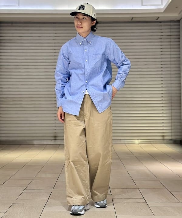 Kellyさんの「BEAMS WOMEN｜BEAMS PLUS / アメリカン オックスフォード ボタンダウン シャツ クラシックフィット」を使ったコーディネート