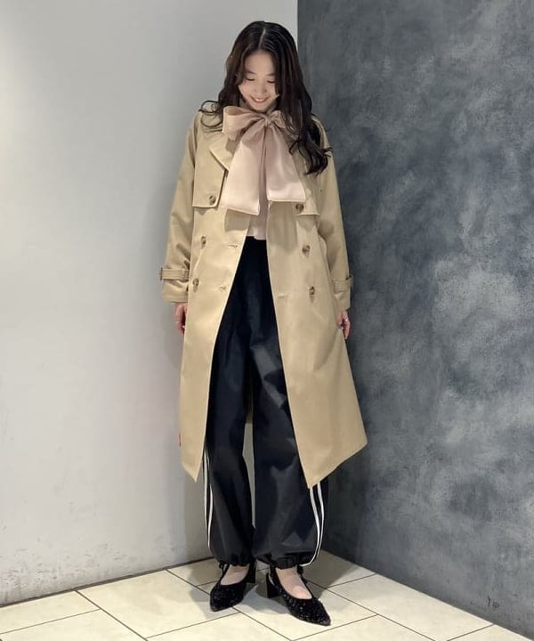 nodokaさんの「BEAMS WOMEN｜オーガンジー リボンブラウス」を使ったコーディネート