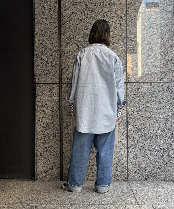 つぼさんの「BEAMS WOMEN｜タイプライター USN ビッグシャツ」を使ったコーディネート